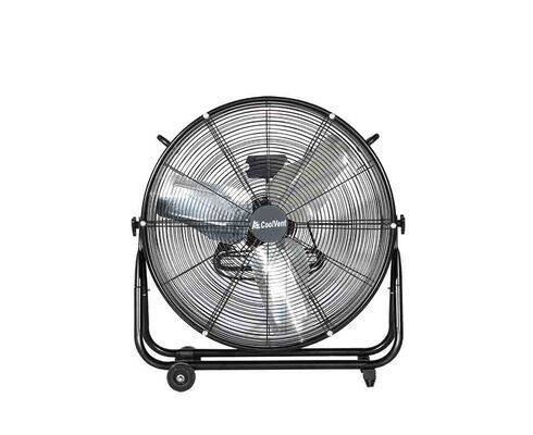 24inch Industrial Drum Fans 12800 CFM 37.5KG Big Air Flow For Worhshop