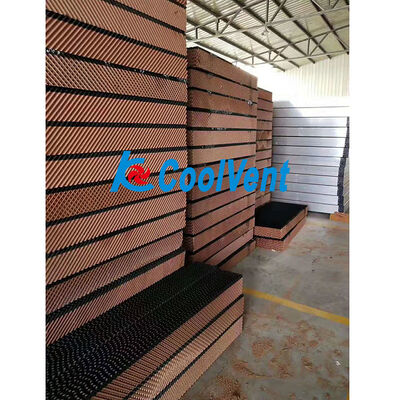 Greenhouse Evaporative Cooling Pads Yellow / Green Mixed Color Type 7090 5090 7060