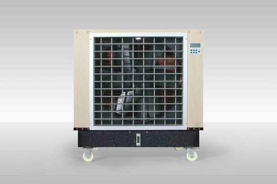 Coffee Shop Stainless Steel Air Cooler 85Kg Movale With Wheel Running