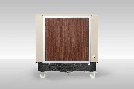 Coffee Shop Stainless Steel Air Cooler 85Kg Movale With Wheel Running