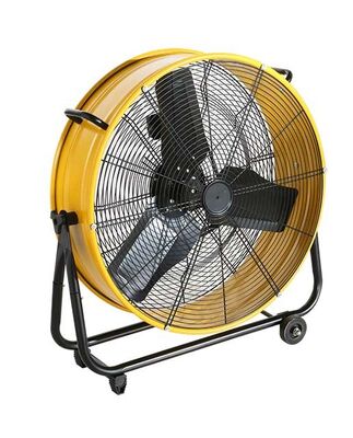 24inch Industrial Drum Fans 12800 CFM 37.5KG Big Air Flow For Worhshop