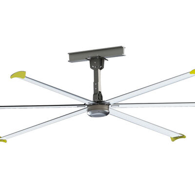 KCoolVent HB-A2500 HVLS Industrial big ceiling fan for large space, 0.75kW Gearbox Motor, Aluminum alloy fan blades