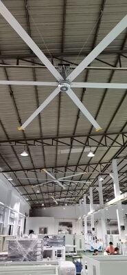 KCoolVent HB-A2500 HVLS Industrial big ceiling fan for large space, 0.75kW Gearbox Motor, Aluminum alloy fan blades