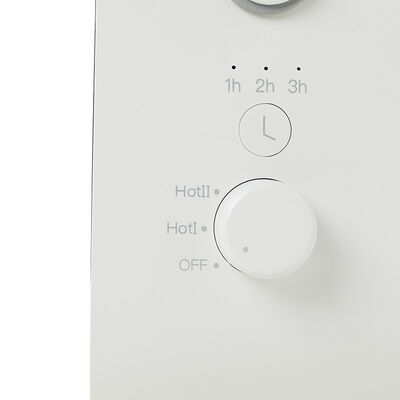 8.5m/s Portable Clothes Dryer , 1200W Timer Control Fan Space Heater